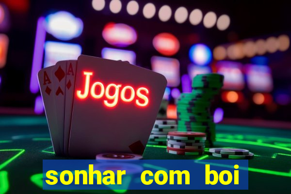 sonhar com boi branco jogo do bicho